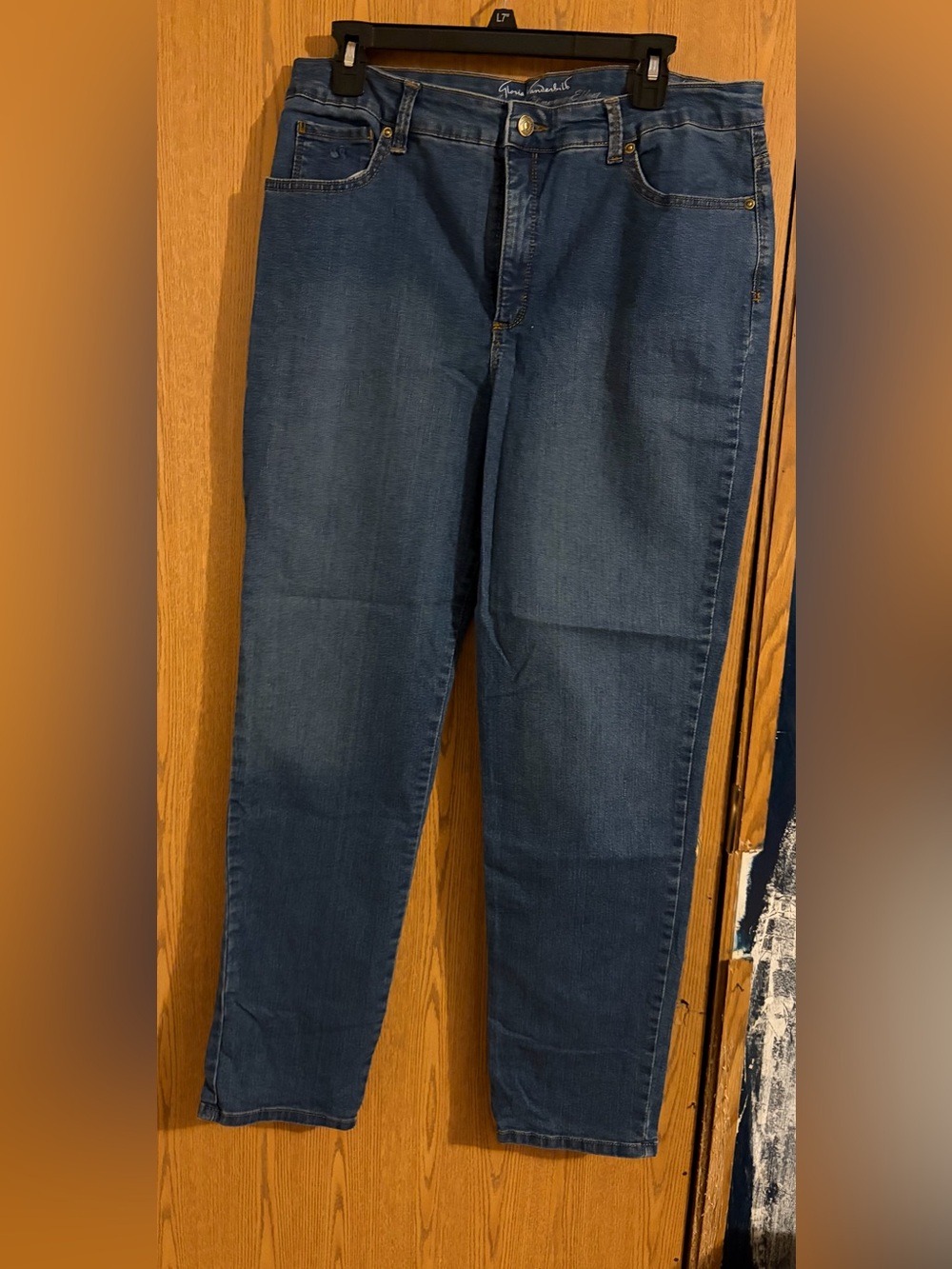 Gloria Vanderbilt Classic Dark Blue Denim Jeans